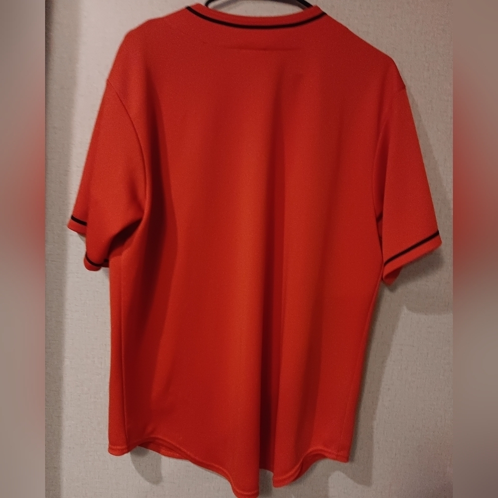 Vtg Miami Marlins Jersey M Majestic Orange MLB Genuine Merchandise USA - Picture 5 of 5